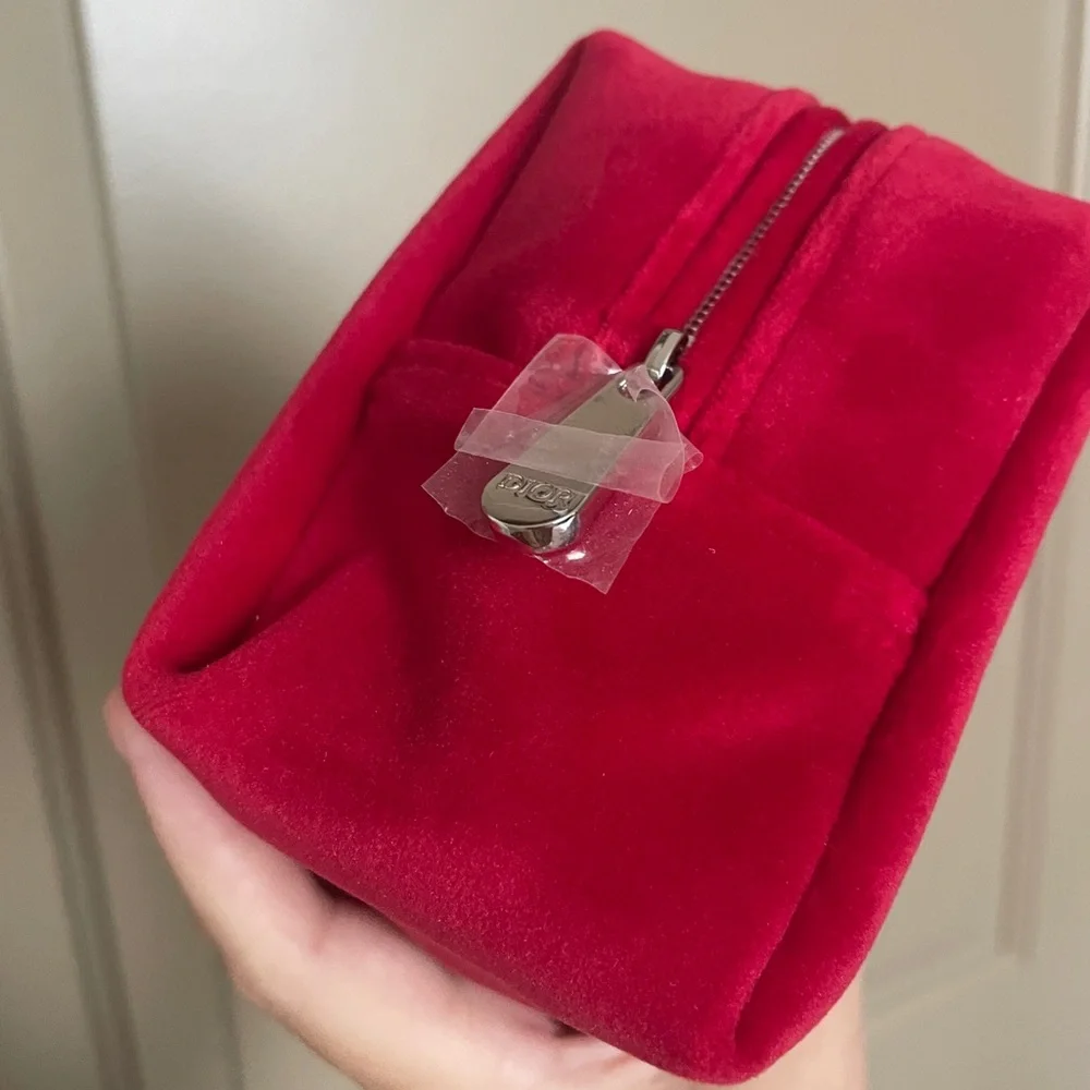 Dior velvet pouch